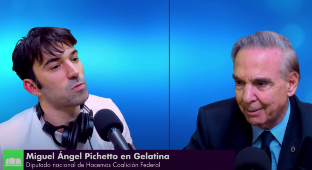 Miguel Ángel Pichetto estuvo en Gelatina: ”uno entra en la política para seguir una mina”