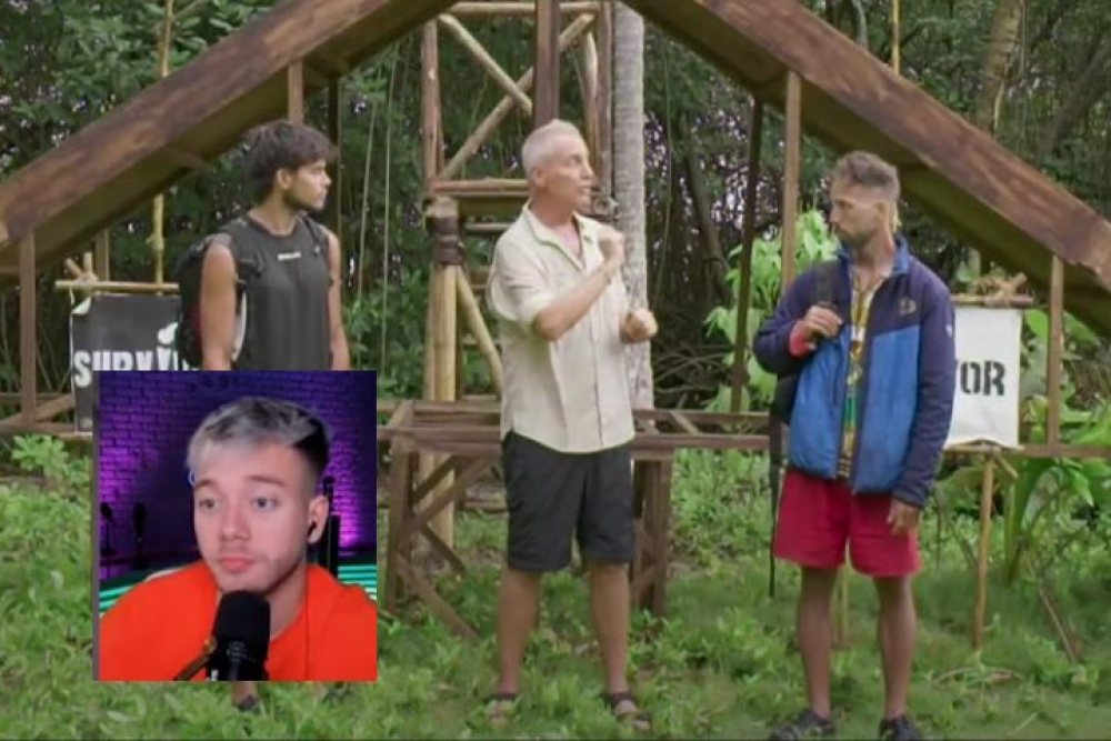 Unificación, un regreso y mucha emoción: cómo vivió Nacho en el stream lo sucedido en Survivor