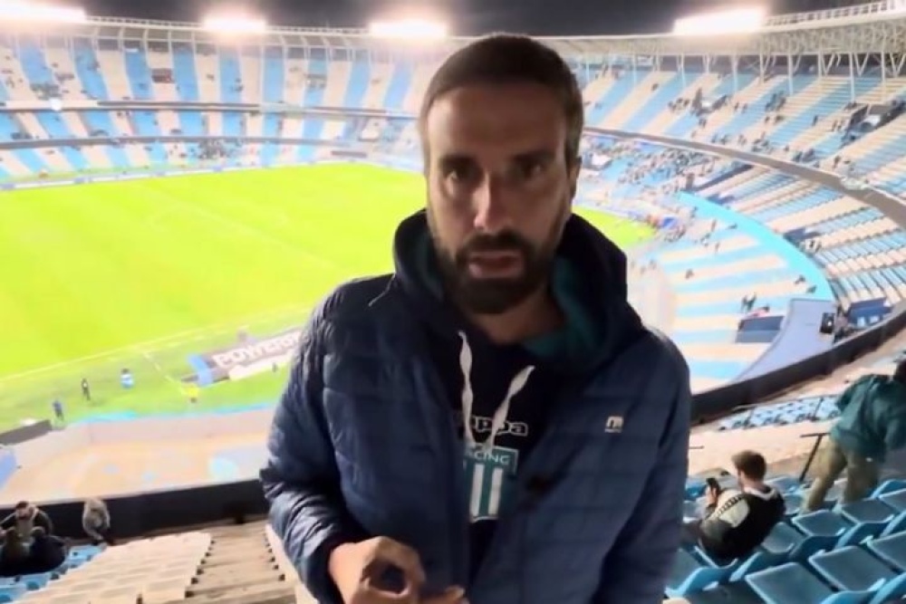 Flavio Azzaro y su reacción alegre tras la clasificación de Racing: “La última vez que…”