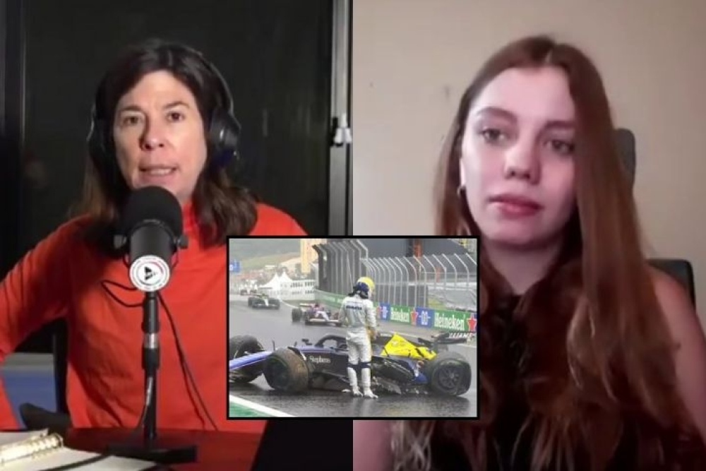 Florencia Andersen sobre el accidente de Franco Colapinto en la Fórmula 1: ”No lo culpo”