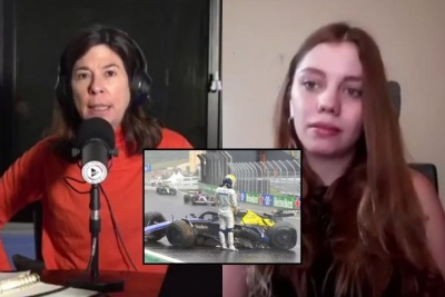 Florencia Andersen sobre el accidente de Franco Colapinto en la Fórmula 1: "No lo culpo"