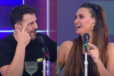 Nadie Dice Nada: Momi Giardina y Martín Garabal le regalaron un momentazo viral al programa